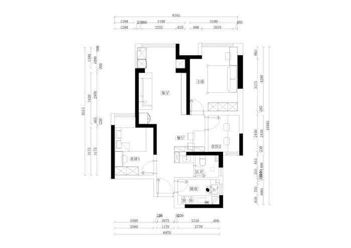 floor plan of the house